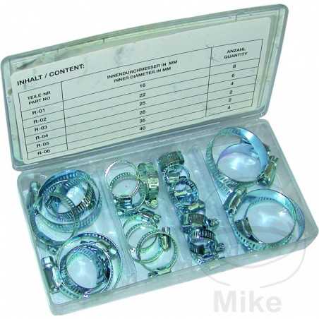 SIN MARCA Set abrazaderas de manguera con tornillo (26U) 468.03.02