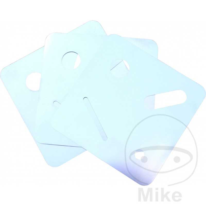 KS TOOLS Set plantillas de enmascarar - Acero (3U) 627.00.75