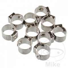 JMP Set adjustable clamps Ø 9 MM WD 7 MM STAINLESS STEEL (10U) Ø 9 MM WD 7 MM STAINLESS STEEL (10U) 736.02.13
