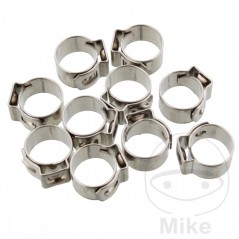 JMP Set abrazaderas ajustables Ø 10 MM WD 7 STAINLESS STEEL (10U) 736.02.14