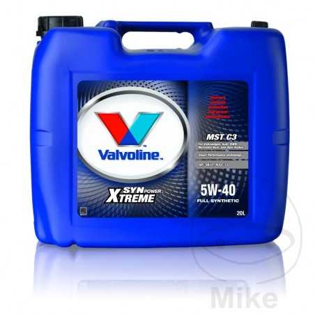 VALVOLINE synthetic car motor oil 5W40 MST C3 20L ALTN: 5583021 558.01.24