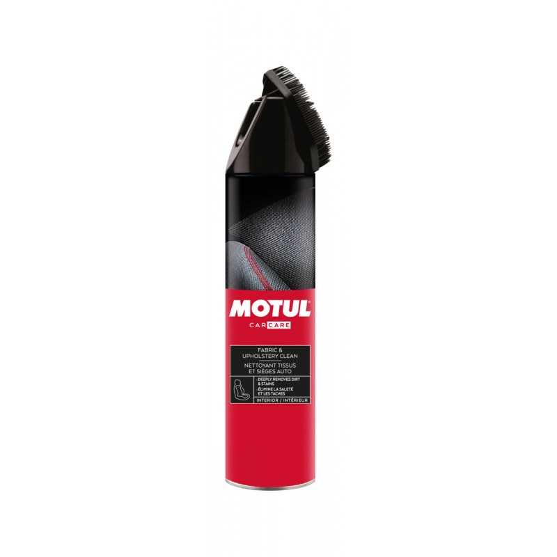 Upholstery cleaner for car seats with brush and a pleasant scent