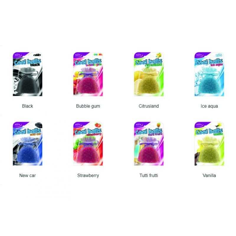 TASOTTI Car air freshener assorted scents COOL BALLS 02127Z