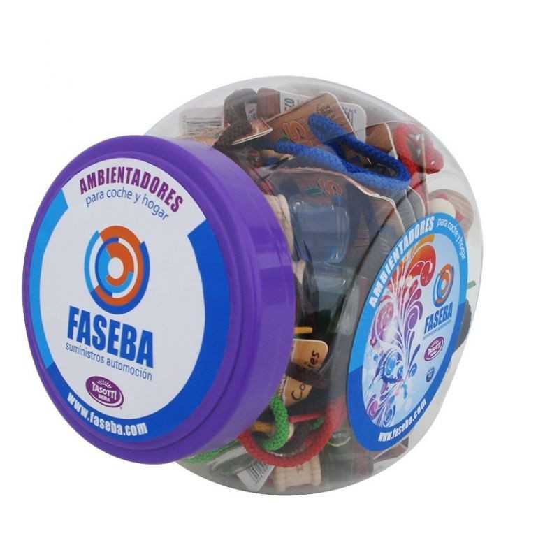 TASOTTI Bottle of 30 personalized car air fresheners WOOD 7 ML 02104B