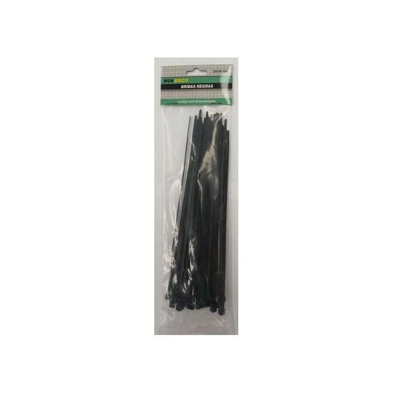 MUNBRICO Bolsa 25 bridas 30 CM 13163A
