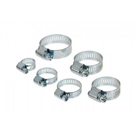 LAMPA Kit 26 abrazaderas para tubo acero LAM70033