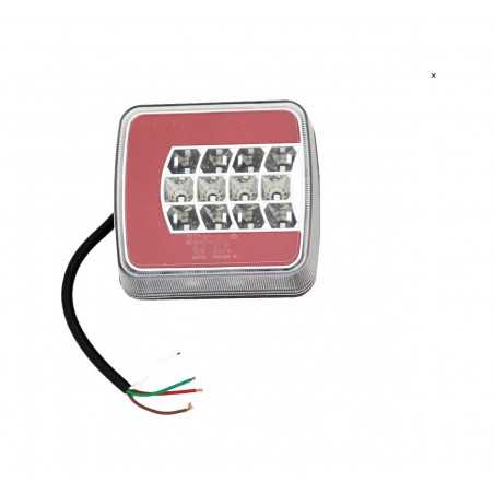 CARPRISS Caja 10 pilotos traseros lado derecho para remolque LED 6X10X3,5 CM 12/24V IP67 15 71513914