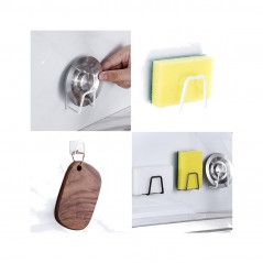 TUDETIC Universal self-adhesive sponge hanger bracket 2 units COLGBVAR