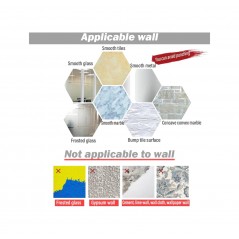 TUDETIC Universal self-adhesive sponge hanger bracket 2 units COLGBVAR