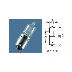 OSRAM Caja 10 lámparas para coche 64115 12V20W 15000