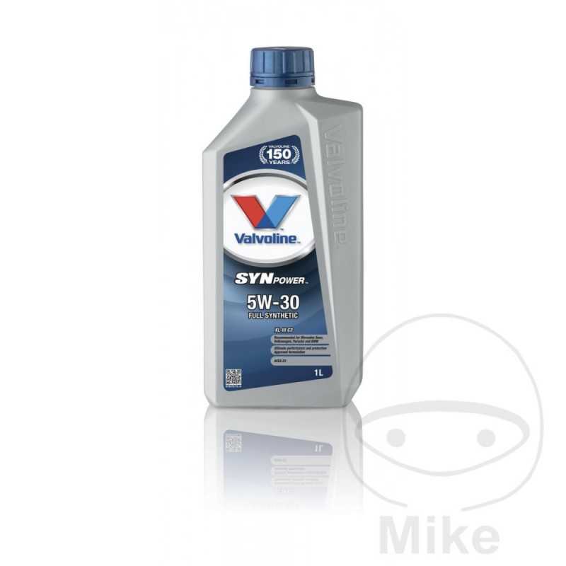 VALVOLINE Aceite de motor sintético para coche SYNPOWER 5W30 XL-III C3 1L 558.01.64