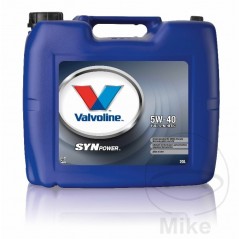 VALVOLINE synthetic car motor oil SYNPOWER 5W40 20L SYNPOWER 5W40 20L 558.03.56
