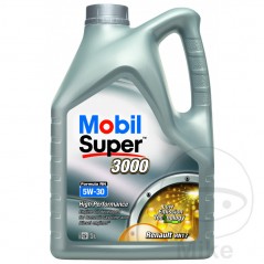 MOBIL Aceite de motor sintético para coche SUPER 3000 5W-30 5L 558.03.65