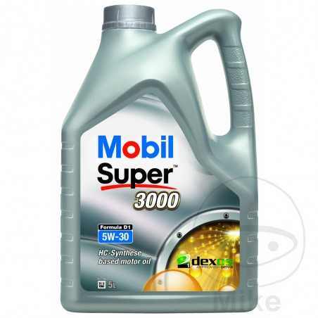 JMC Aceite de motor sintético para coche SUPER 3000 FORMULA D1 5W30 5L 558.52.02