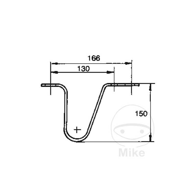 SIN MARCA Soporte para barra de tracción con freno V 338.34.03
