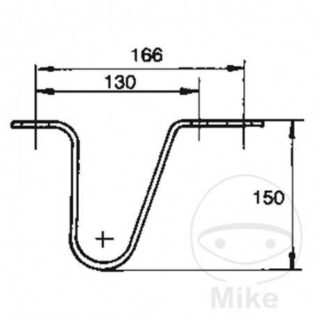SIN MARCA Soporte para barra de tracción con freno V 338.34.03