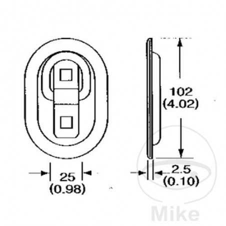 SIN MARCA fixing ring small GR0
104X70MM GR0
104X70MM 338.60.34