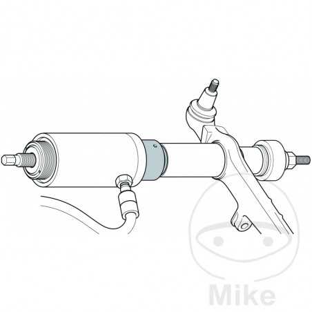 GEDORE Adaptador de montaje cilindro hidráulico con junta tórica 617.32.56