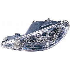 IPARLUX Faro Piloto Luz Delantero Izquierdo - Principal Eléctrico con Cristal Liso y Lente Transparente H7+H7 11544003