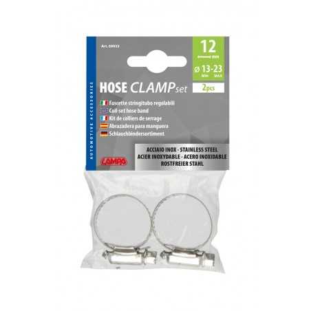 LAMPA Stainless steel hose clamp set 12 MM Ø 13-23 MM 12 MM Ø 13-23 MM LAM69933