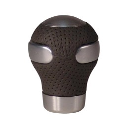 Aluminium/leather gear lever knob