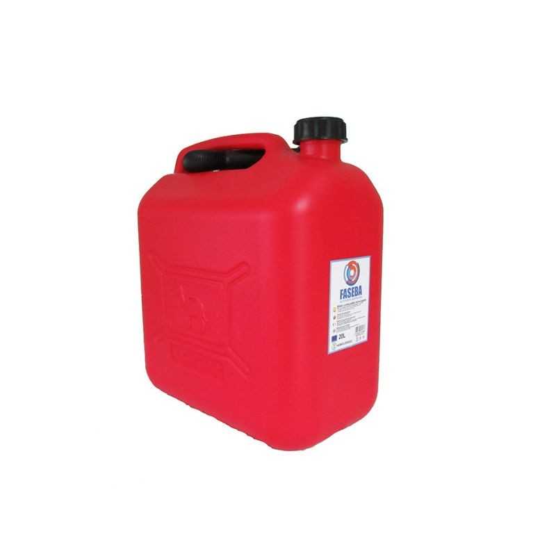 FASEBA Bidón para gasolina plástico homologado 20L 08004