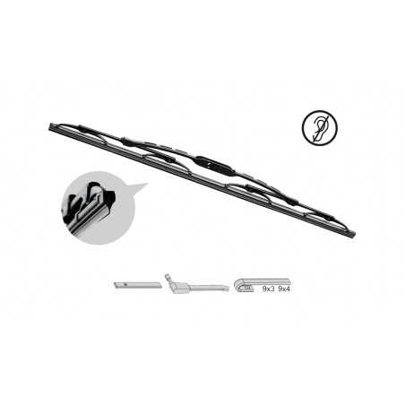 CARPRISS Limpiaparabrisas grafito estándar 65 CM/26" (1U) 79040566