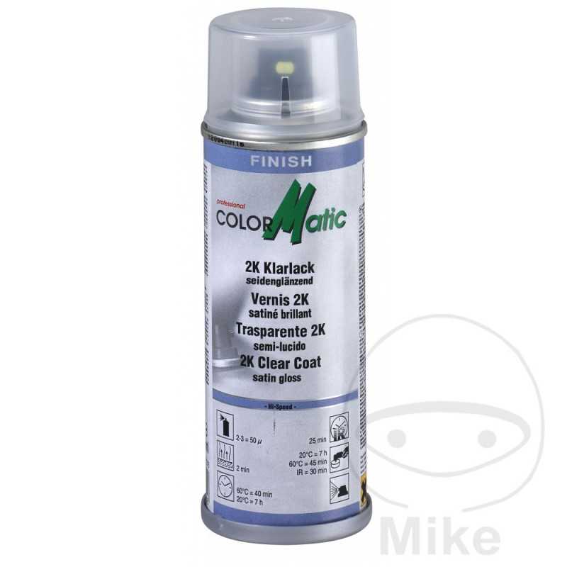 COLORMATIC Transparent satin gloss varnish 2K 200 ML
 HAERTER 582.84.47