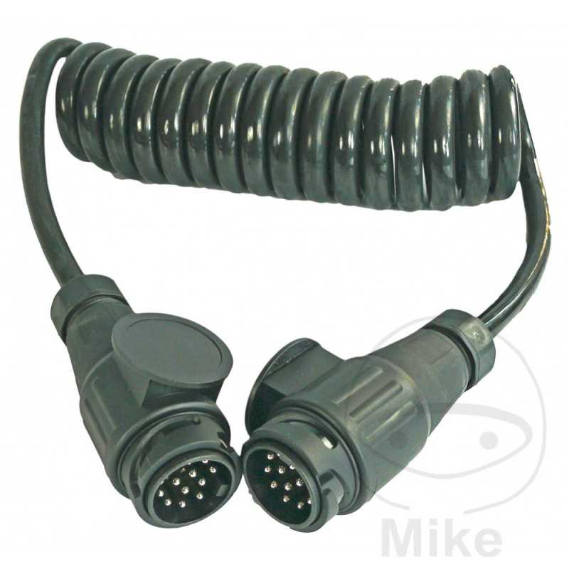 Cable de conexión remolque 2 enchufes 13 polos 12V
 3 M 146.00.33