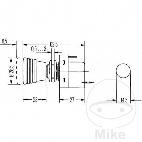 Traction switch cable 145.23.82