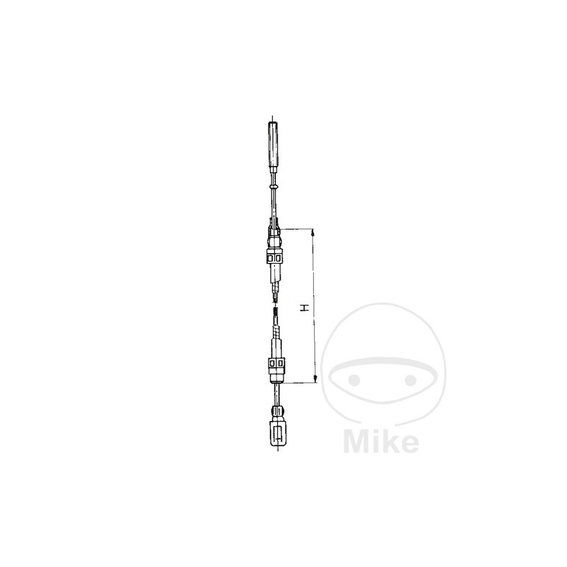 KNOTT Brake cable 1600/1900
M 338.32.13