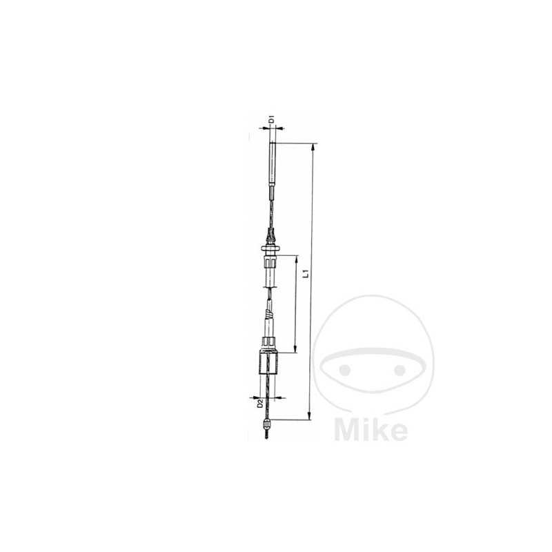 KNOTT Cable de freno 680/890 338.32.54