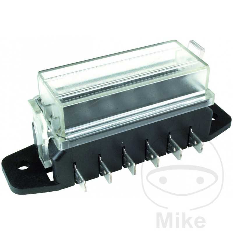 Flat fuse box
 6 poles 158.24.02