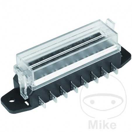 Caja para fusible plano
 8 polos 158.24.10