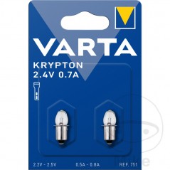VARTA Blister 2 bulb lamps 751 - 2.4 V 0.7 A 156.20.81