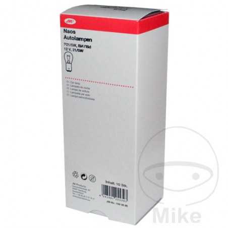 JMP Caja 10 lámparas bombilla intermitente 12V 21/5W BAY15D
P21/5W NAOS 159.00.95