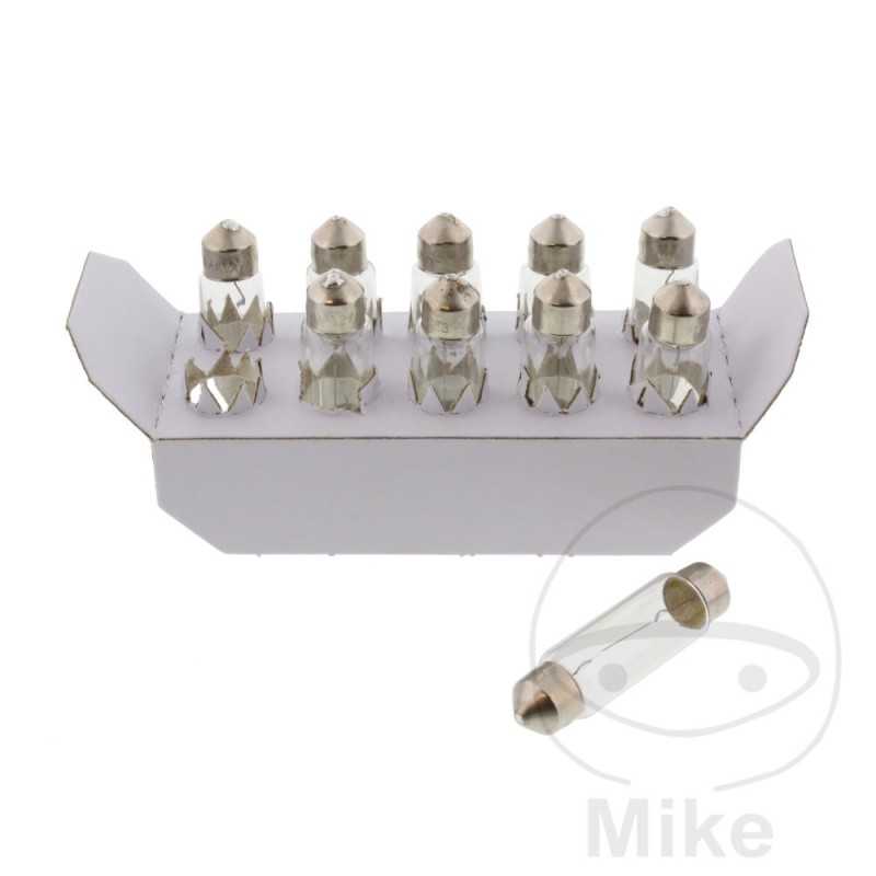 JMP Box of 10 bulb lamps 12V 10W SV8.5-8 
NAOS 159.00.98