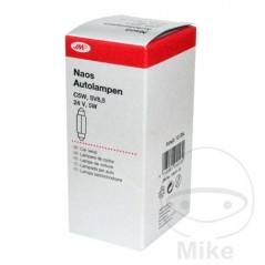 JMP Box of 10 bulb lamps 24V5W S8 
C5W NAOS 159.01.09