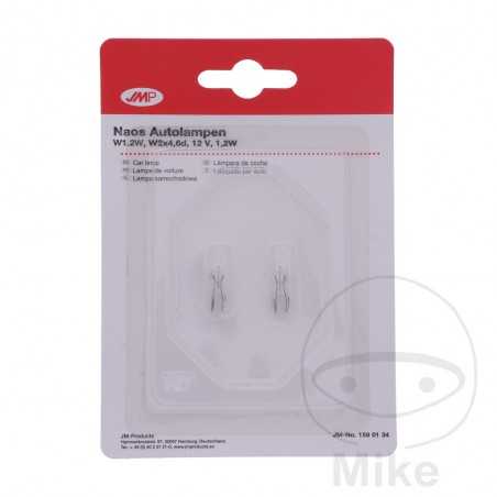 JMP Bombilla base de vidrio 12V 1.2W W2X4.6D NAOS 159.01.34