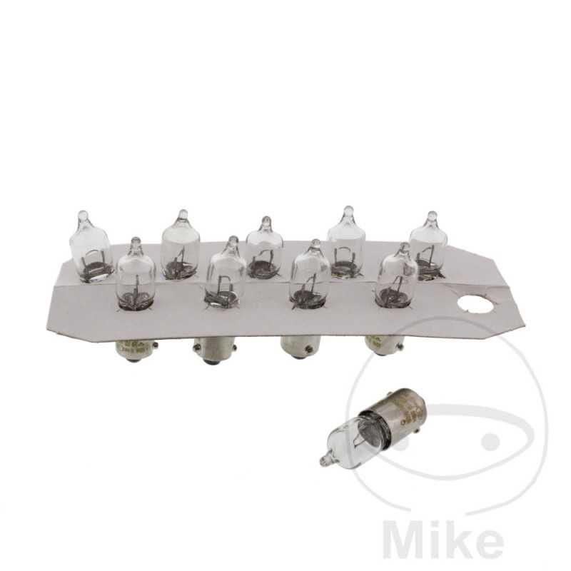 JMP Caja 10 lámparas bombilla 12V 6W BAX9S 
NAOS 159.01.49