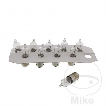JMP Box of 10 bulb lamps 12V 6W BAX9S 
NAOS 159.01.49