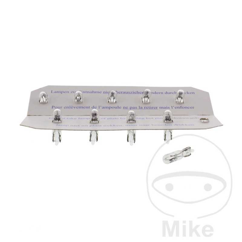 JMP Caja 10 lámparas bombilla 12V 2.3W W2X4.6D NAOS 159.01.50