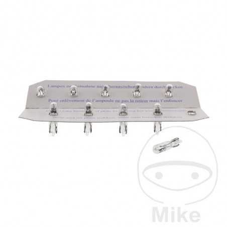JMP Box of 10 bulb lamps 12V 2.3W W2X4.6D NAOS 159.01.50