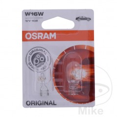 OSRAM glass base bulb 12V 16W W2.1X9.5 ORIGINAL 159.01.90