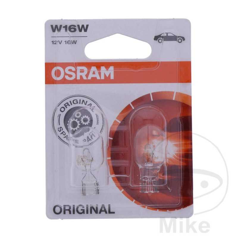 OSRAM Bombilla base de vidrio 12V 16W W2.1X9.5 ORIGINAL 159.01.90