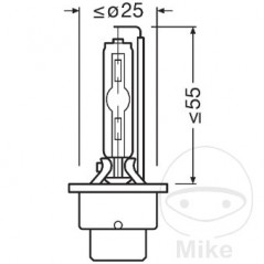 OSRAM Blister 2 bulb lamps for car 35W D2S 
CBI COOL BLUE INTENSE NEXT GEN 159.02.61