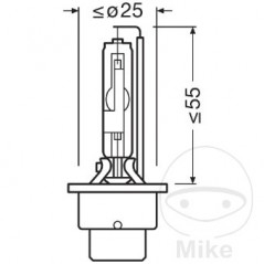 OSRAM Bombilla de xenón 35W D2R 
COOL BLUE INTENSE NEX GEN 159.02.55