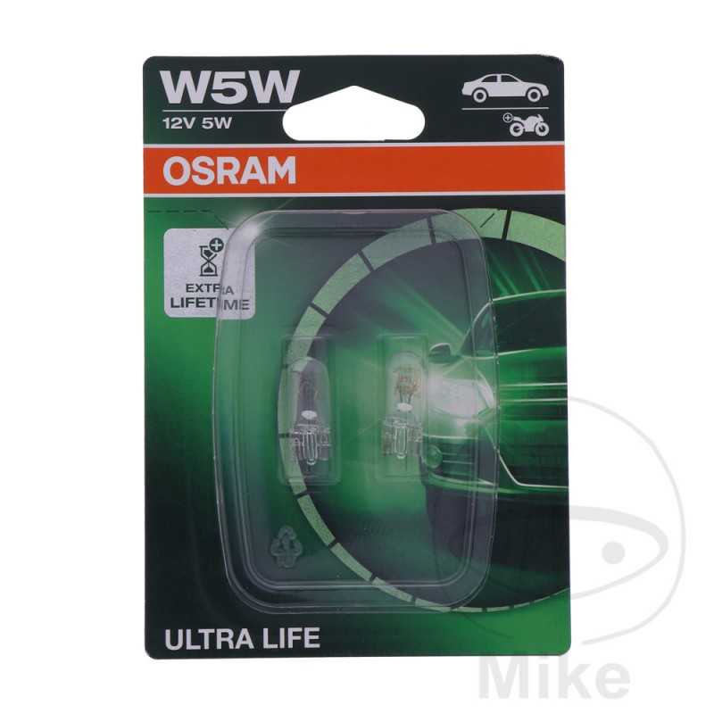 OSRAM Blister 2 lámparas bombilla 12V 5W W2.1X9.5D 
W5W 159.76.57