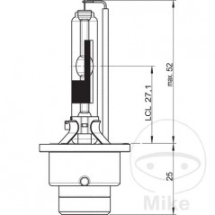 OSRAM xenon bulb 35W D2R P32 XENARC ORIGINAL 159.22.11