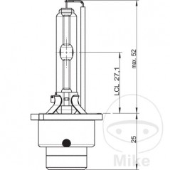 OSRAM xenon bulb 35W D2S P32 XENARC ORIGINAL 159.22.29